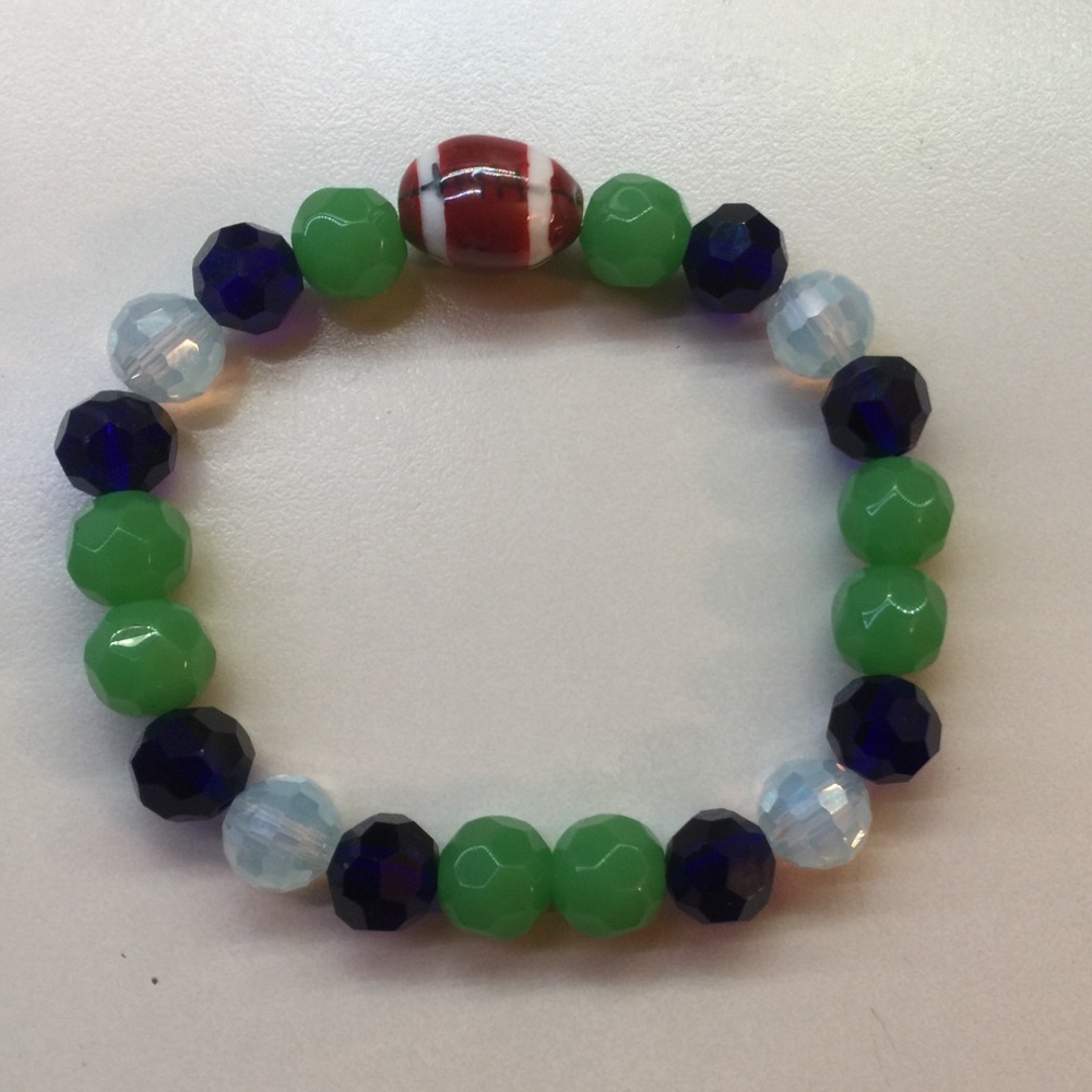 Sea Hawks Beaded Bracelet